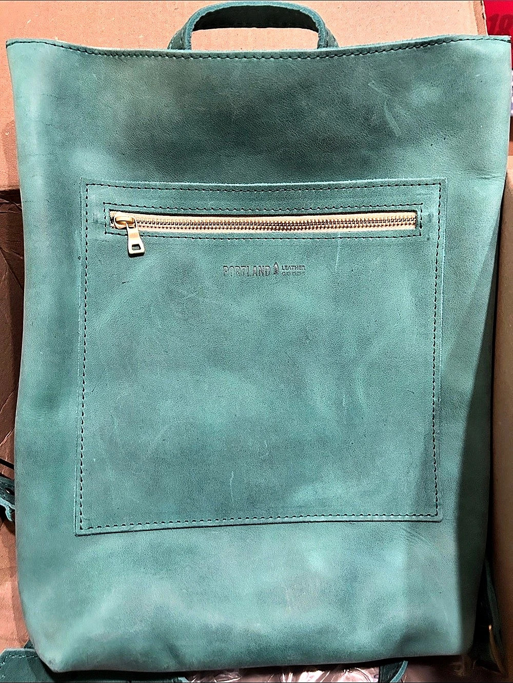 Portland Leather Goods Reef Laptop Backpack Green